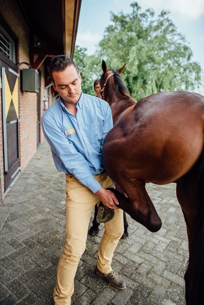 buigproef van het achterbeen 